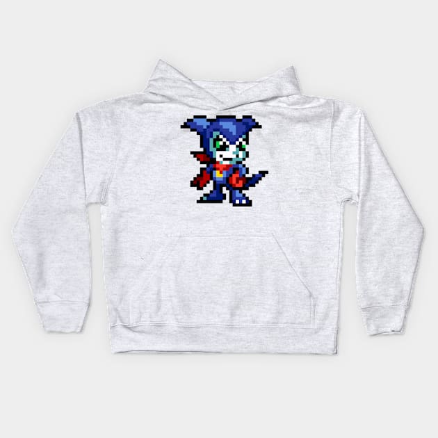 Impmon Sprite Kids Hoodie by SpriteGuy95